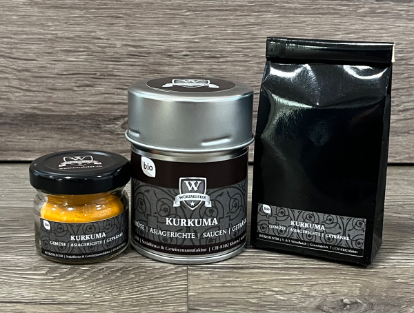 Bio Kurkuma gemahlen